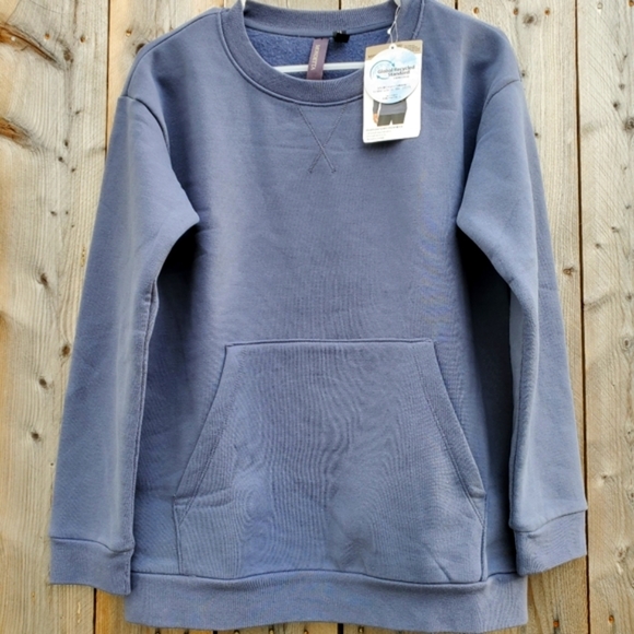 NWT Mondetta Ladies' Knit Fleece Pullover Crewneck Sweatshirt Size S - Picture 3 of 5